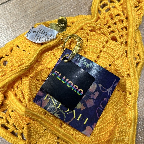 Indah Yellow Crochet Bikini - Picture 3 of 3